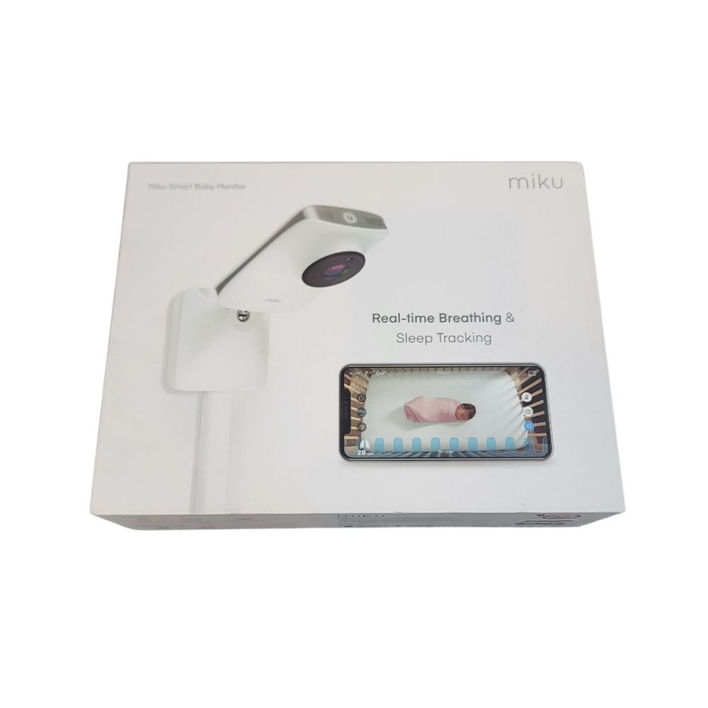Miku Smart Baby Monitor Camera Real-Time Breathing & Sleeping Tracking Open Box